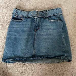 Refuge denim skirt